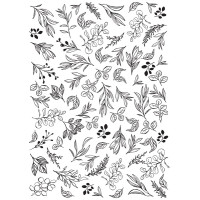 Оверлей Гілочки Фон 1 (Branches Background 1) 21х29,7 см