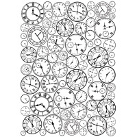 Оверлей Годинник Фон (Clocks Background) 21х29,7 см