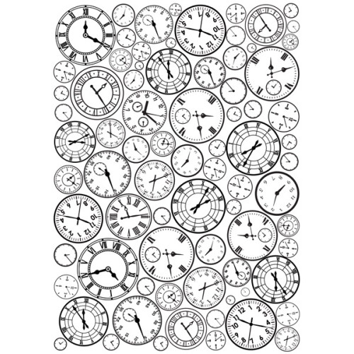 Оверлей Часы Фон (Clocks Background) 21х29,7 см