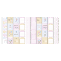 Набір смуг з картинками для декорування My little mousy girl 5 шт 5х30,5 см
