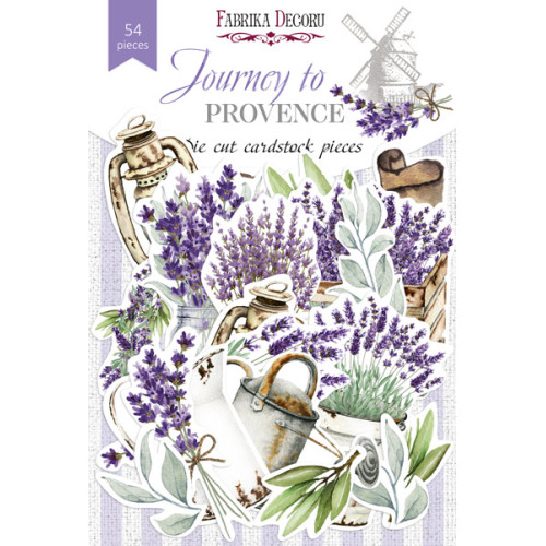 Набор высечек коллекция Journey to Provence 54 шт