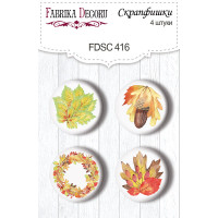 Скрапфишки набор 4шт Colors of Autumn №416