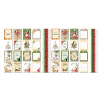 Набор полос с картинками для декорирования Our warm Christmas 5 шт 5х30,5 см
