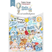Набор высечек коллекция Cutie sparrow boy 56 шт
