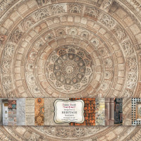 Набір скраппаперу Текстура Спадщини Heritage Texture 30,5x30,5 см, 12 аркушів Набір скраппаперу Текстура Спадщини Heritage Texture 30,5x30,5 см, 12 аркушів