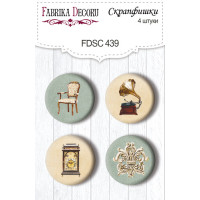 Скрапфишки набор 4шт Family Heritage №439