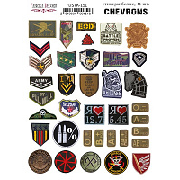 Набор наклеек (стикеров) 41 шт Chevrons №151 Шевроны