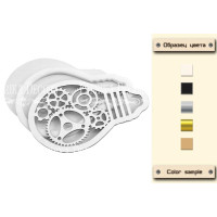 Заготівля для шейкера Лампочка з шестірнями 7,7х11,5 см Чорний