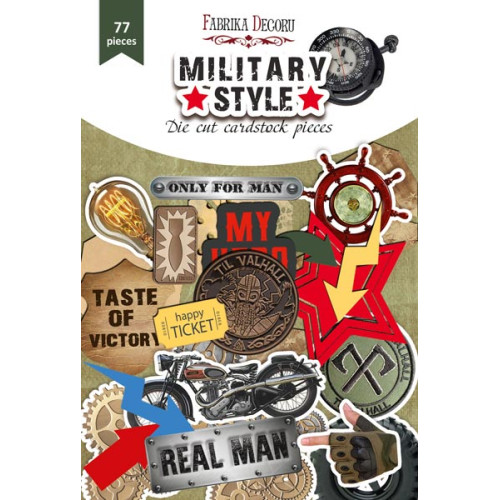 Набір висічок колекція Military style 77 шт
