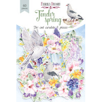 Набор высечек коллекция Tender spring 60 шт