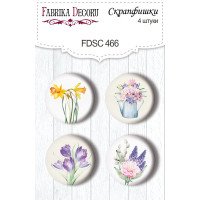 Скрапфішки набір 4шт Tender spring №466