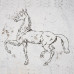 Трафарет многоразовый XL (30х30 см), Лошадь №044