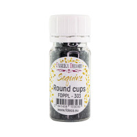 Пайетки Круглые черные №303