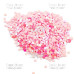 Пайетки Круглые плоские, розовые с радужным перламутром, №417