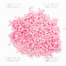 Пайетки Розетки мини розовые с радужным перламутром №505