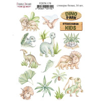 Набор наклеек (стикеров) 16 шт Dinosauria №179 Динозаврия