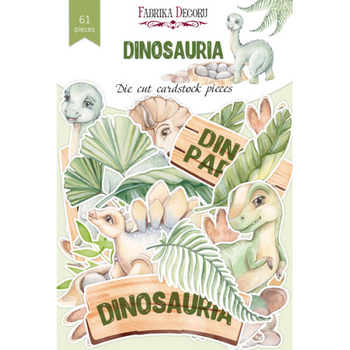 Набор высечек коллекция Dinosauria 61 шт
