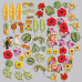 Набор высечек коллекция Botany exotic flowers 54 шт