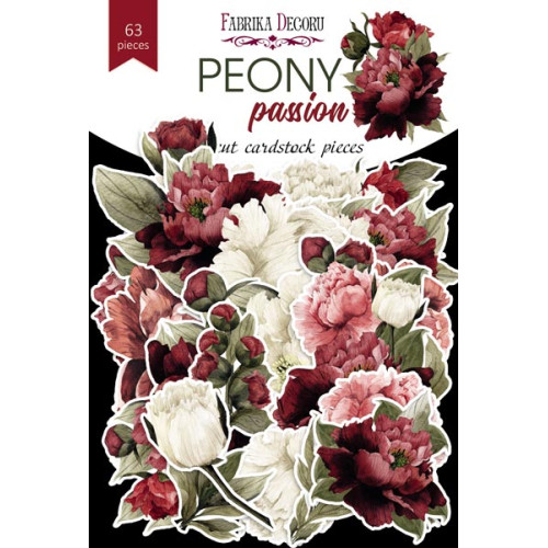 Набор высечек коллекция Peony passion 63 шт
