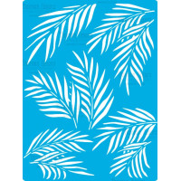 Трафарет багаторазовий 15x20 см Листя пальми №390 Трафарет багаторазовий 15x20 см Листя пальми №390