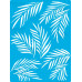 Трафарет многоразовый 15x20 см Листья пальмы №390