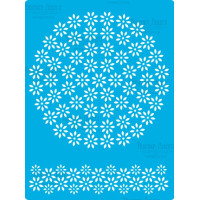 Трафарет багаторазовий 15x20 см Квіткова серветка №408