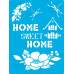 Трафарет многоразовый 15x20 см Sweet home №409