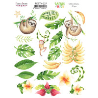 Набор наклеек (стикеров) 21 шт Safari for kids №227 Сафари для Детей