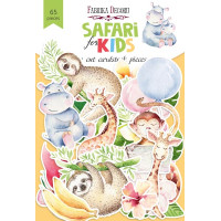 Набор высечек коллекция Safari for kids 65 шт