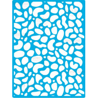 Трафарет багаторазовий 15x20 см Шкіра жирафу №410