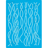 Трафарет многоразовый 15x20 см Лианы фон №412