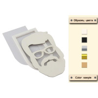 Заготівля для шейкера Барбершоп 7x11,9 см Золото