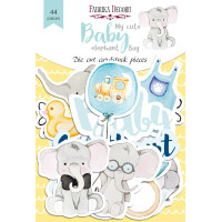 Набор высечек коллекция My cute Baby elephant boy 44 шт