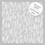Ацетатный лист с белым узором White Fern 30,5х30,5 см (папоротник)