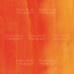 Лист двостороннього паперу для скрапбукінгу Yellow-orange aquarelle & Poppy red №42-01 30,5х30,5 см (Жовто-жовтогаряча акварель та червоний мак)