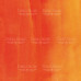 Лист двостороннього паперу для скрапбукінгу Yellow-orange aquarelle Poppy red №42-01 30,5х30,5 см (Жовто-жовтогаряча акварель та червоний мак)