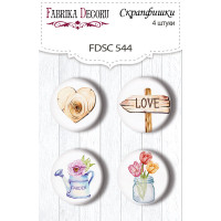 Скрапфишки набор 4шт Spring inspiration №544