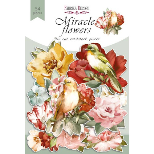 Набор высечек коллекция Miracle flowers 54 шт