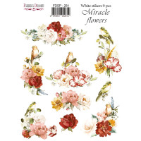 Набор наклеек (стикеров) 9 шт Miracle flowers №281 Чудесные Цветы