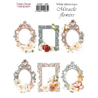 Набір наклейок (стікерів) 6 шт Miracle flowers №285 Чудові Квіти