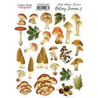 Набір наклейок (стікерів) 25шт Botany summer №287 Ботанічне Літо