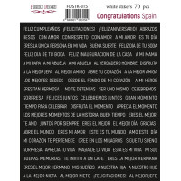 Набір наклейок (стікерів) 70 шт Congratulations SP №315 Привітання SP