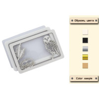 Заготівля для шейкера Сова 11,5x7,5 см Срібна