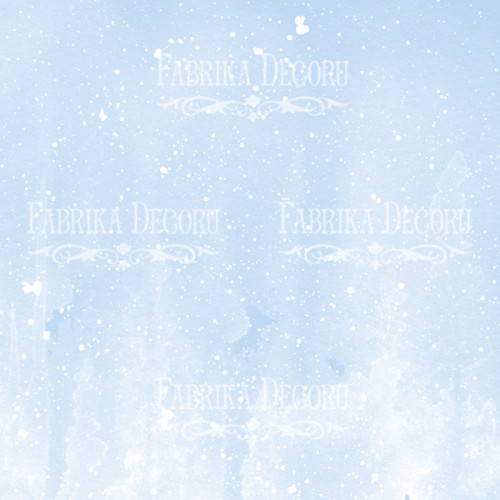 Лист двусторонней бумаги для скрапбукинга Winter melody №47-04 30,5х30,5 см (Зимняя мелодия)