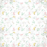 Лист двусторонней бумаги для скрапбукинга Scent of spring №50-01 30,5х30,5 см (Аромат весны)