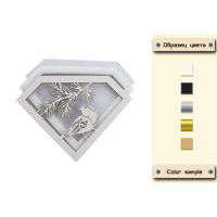 Заготівля для шейкера Синичка 9,6x7 см Чорний