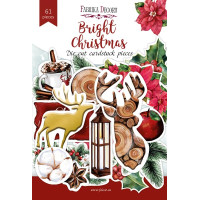 Набір висічок колекція Bright Christmas 61 шт