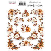 Набір наклейок (стікерів) 13 шт Romantic autumn №332 Романтична Осінь