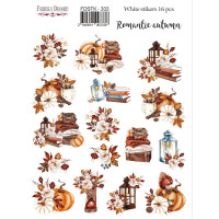 Набір наклейок (стікерів) 16 шт Romantic autumn №333 Романтична Осінь