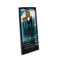 Набор синтетических кистей 5 шт Royal Langnickel Zen Brush (set731)